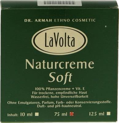 LAVOLTA Shea natural cream soft 75 ml 100% shea butter UK