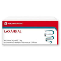 LAXANS AL Bisacodyl enteric coated tablets UK