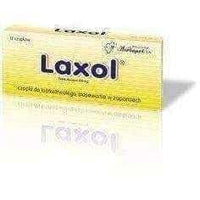 LAXOL 0.1g x 12 suppositories, constipation UK