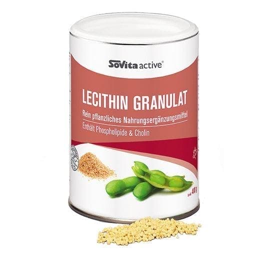 Lecithin granules, with choline, soy lecithin, SOVITA ACTIVE UK