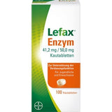 LEFAX enzyme chewable, pancreas, Simethicone tablets UK