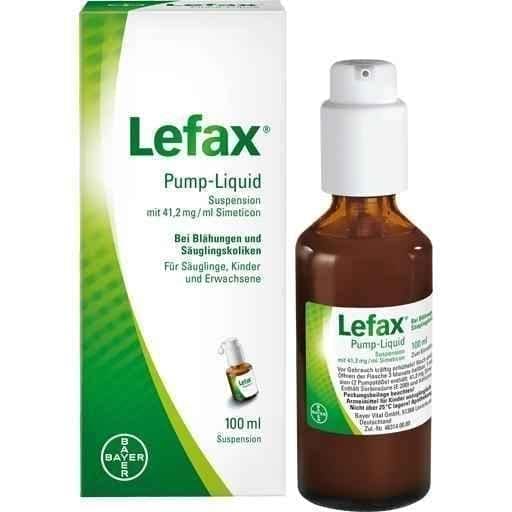 LEFAX pump liquid 100 ml colic drops, Simeticon UK