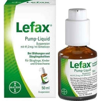 LEFAX pump liquid 50 ml colic drops UK
