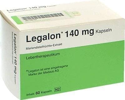 LEGALON 140 hard capsules 60 pc toxicity damage liver UK