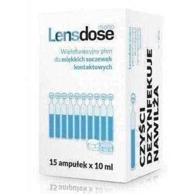 Lensdose mono fluid lens 15 x 10 ml vials, lenscare UK