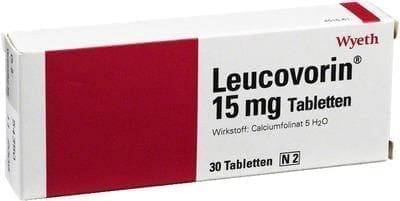 LEUCOVORIN 15 mg tablets 30 pc Calcium folinate UK