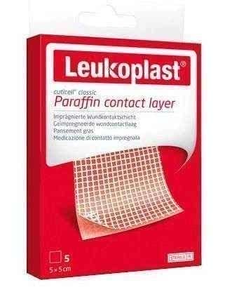 Leukoplast Cuticell Paraffine slices 5x5cm x 5 pieces UK
