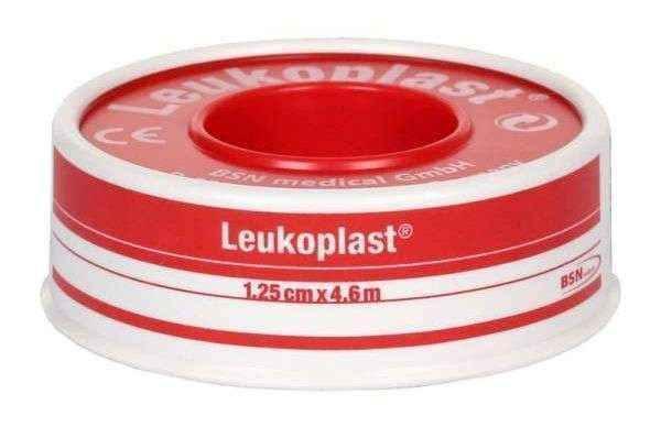Leukoplast plaster 1.25 cm x 4.6 m x 1 piece UK