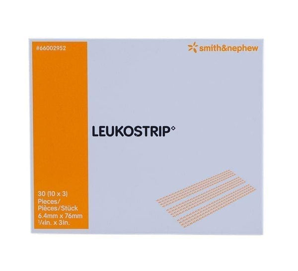 LEUKOSTRIP skin closures, wound closure strips 6.4x76 mm UK
