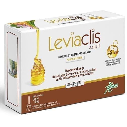 LEVIACLIS enemas, for irritable bowel syndrome, anal fissures, haemorrhoids UK