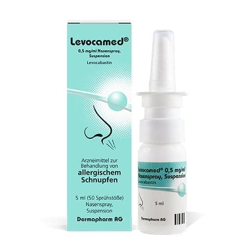 LEVOCAMED 0.5 mg, ml nasal spray suspension UK