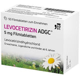 LEVOCETIRIZINE ADGC 5 mg film-coated tablets UK