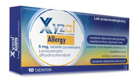 Levocetirizine dihydrochloride, Xyzal Allergy 5 mg 10 tablets UK