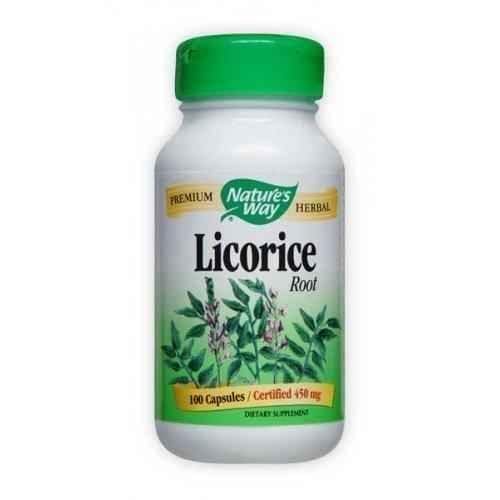 Licorice (root), 450 mg 100 capsules UK