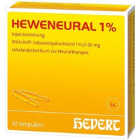 Lidocaine hydrochloride, HEWENEURAL 1% ampoules UK