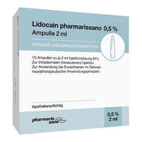 LIDOCAINE pharmarissano, sodium chloride, sodium hydroxide, hydrochloric acid UK