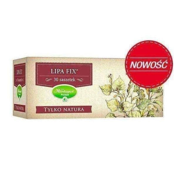 Linden tea, Lipa fix Nature only x 30 sachets UK