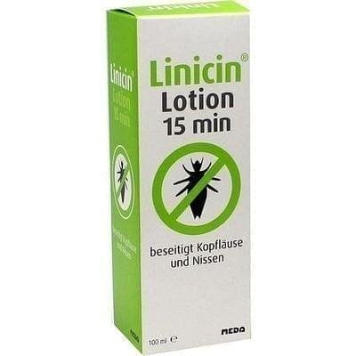 LINICIN lotion 15 minutes without a lice comb UK