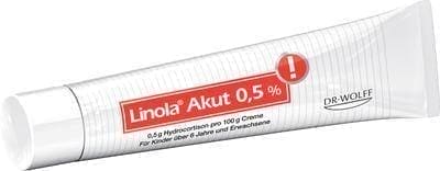 LINOLA acute 0.5% corticosteroid cream 30 g UK
