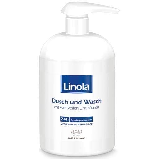 LINOLA shower and washing machine with dispenser 500 ml neurodermatitis UK