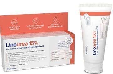LINOUREA 15% Urea cream with vitamins A + E 50g UK