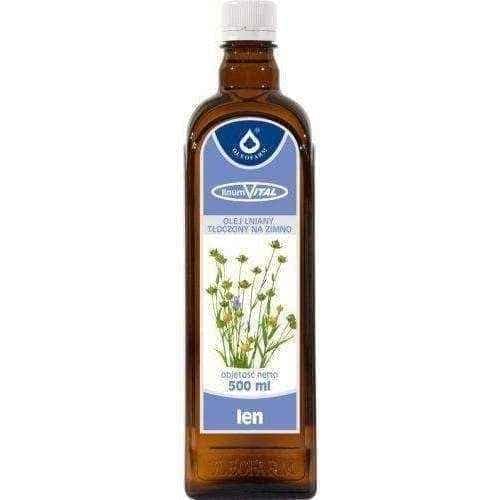 Linseed oil cold pressed 500ml LinumVital UK