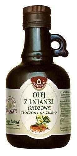 Linseed oil (rydzowy) cold pressed 250ml UK