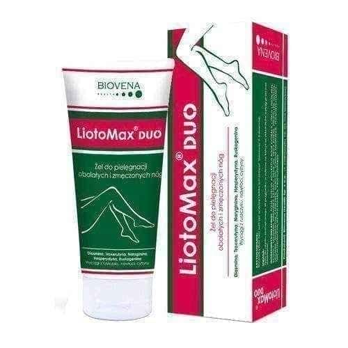 LiotoMax DUO gel for the care of tired legs and aching 100g UK