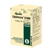 LIPANCREA 8000 x 50 capsules, pancreatin UK