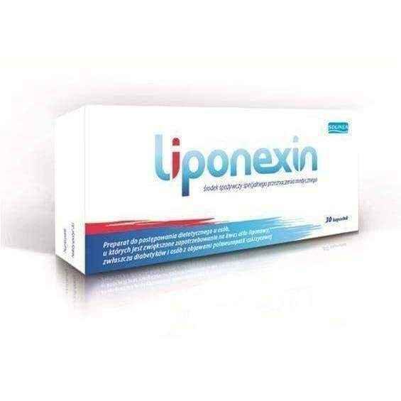 LIPONEXIN x 30 capsules, diabetic polyneuropathy UK
