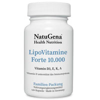 LIPOVITAMINE Forte 10,000 IU D3+K2+A+E capsules UK