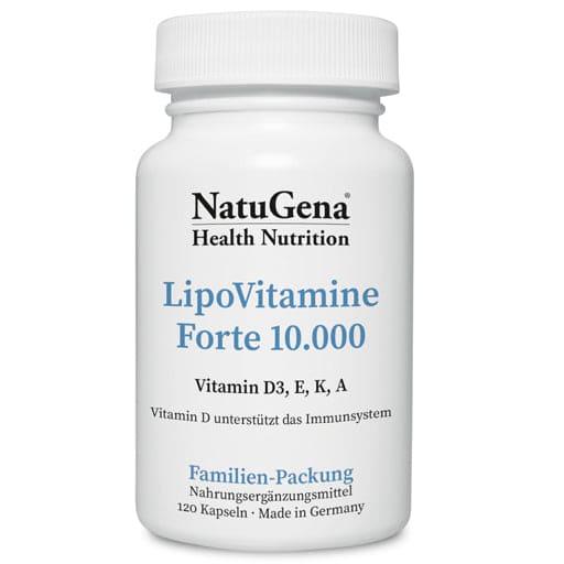 LIPOVITAMINE Forte 10,000 IU D3+K2+A+E capsules UK