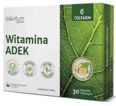 Liquid Vitamin Biovitum ADEK x 30 capsules UK