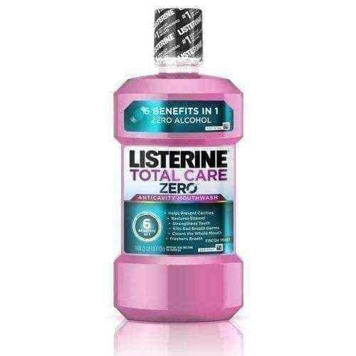 Listerine Total Care Zero liquid mouthwash (pink) 500ml UK