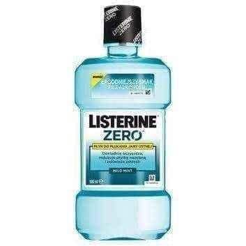 LISTERINE ZERO Mild Mint Mouthwash 250ml UK