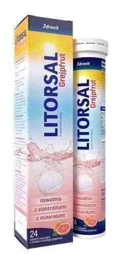 Litorsal Grapefruit x 24 effervescent tablets UK