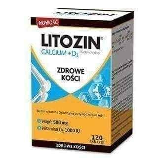 Litozin Calcium + D3 x 120 tablets UK