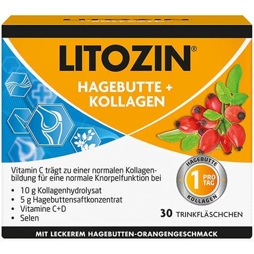 LITOZIN rosehip+collagen drinking bottle UK