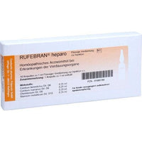 Liver disorders, homeopathic drugs, RUFEBRAN heparo ampoules UK