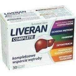 LIVERAN COMPLETE x 30 capsules, detox cleanse, body detox, liver cleanse UK