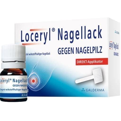 LOCERYL nail lacquer against nail fungus 2.5 ml amorolfine UK