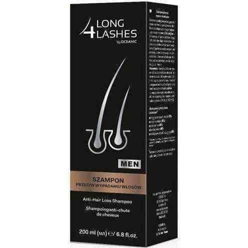 Long 4 Lashes Shampoo against hair loss for men 200ml UK