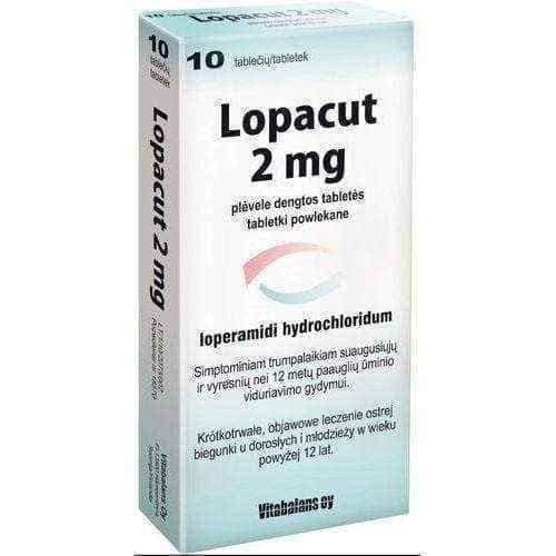 LOPACUT x 10 tablets 2mg, acute diarrhea UK