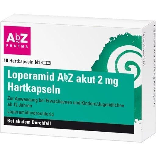 LOPERAMID AbZ acute 2 mg hard capsules UK