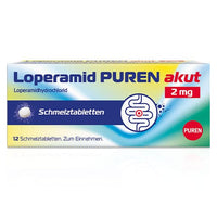 LOPERAMID PUREN akut 2 mg orodispersible tablets UK