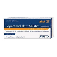 LOPERAMIDE acute Aristo 2 mg loperamide hydrochloride, diarrhea UK