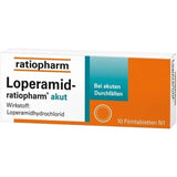 LOPERAMIDE ratiopharm acute 2 mg against diarrhea UK