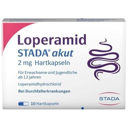 Loperamide STADA acute 2 mg hard capsules UK