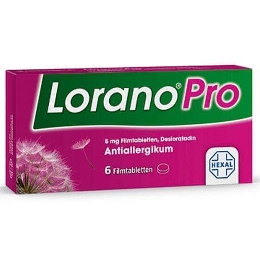 Lorano Pro 5 mg desloratadine tablets UK