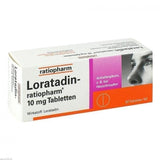 LORATADIN ratiopharm 10 mg allergic rhinitis (hay fever) UK